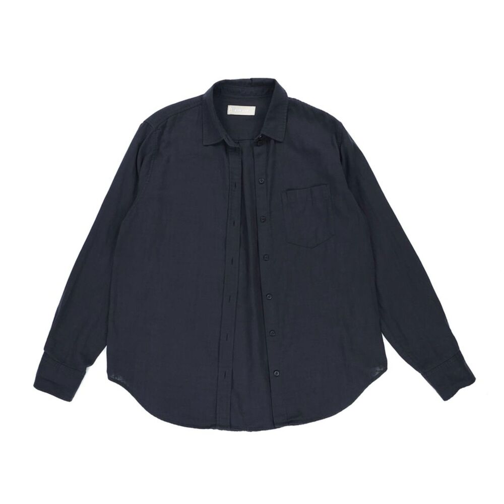 EVERLANE Relaxed Cotton Gauze Button Down Shirt Minimal Boho Resort Lagenlook